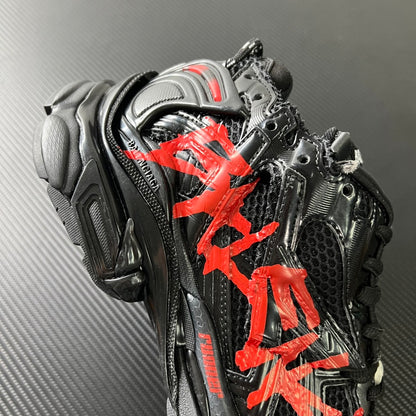 BLG Runner 7.0 Graffiti - Black Red