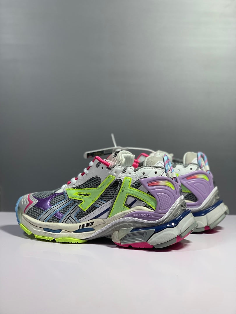 BLG Runner White/Pink/Grey/Yellow