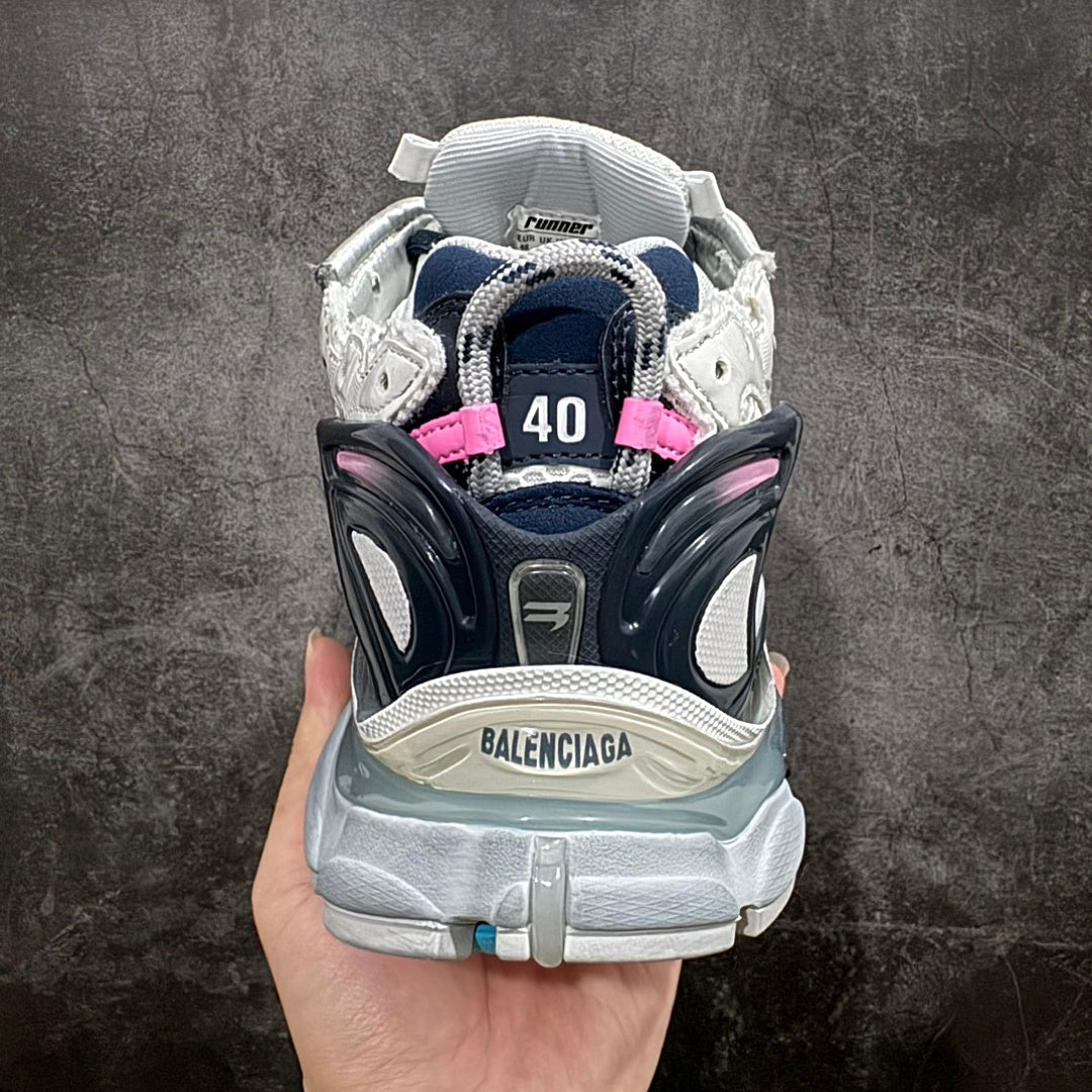 BLG Runner White/Pink/Grey/Blue