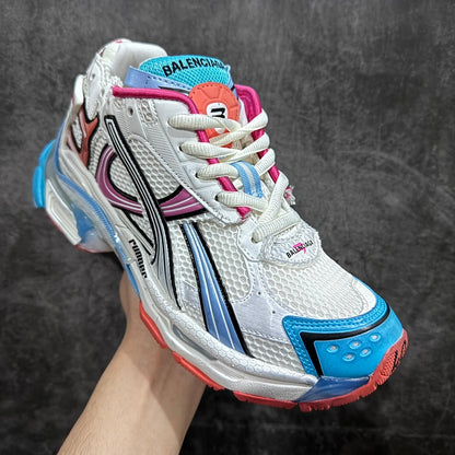 BLG Runner White/Grey/Blue/Orange/Pink