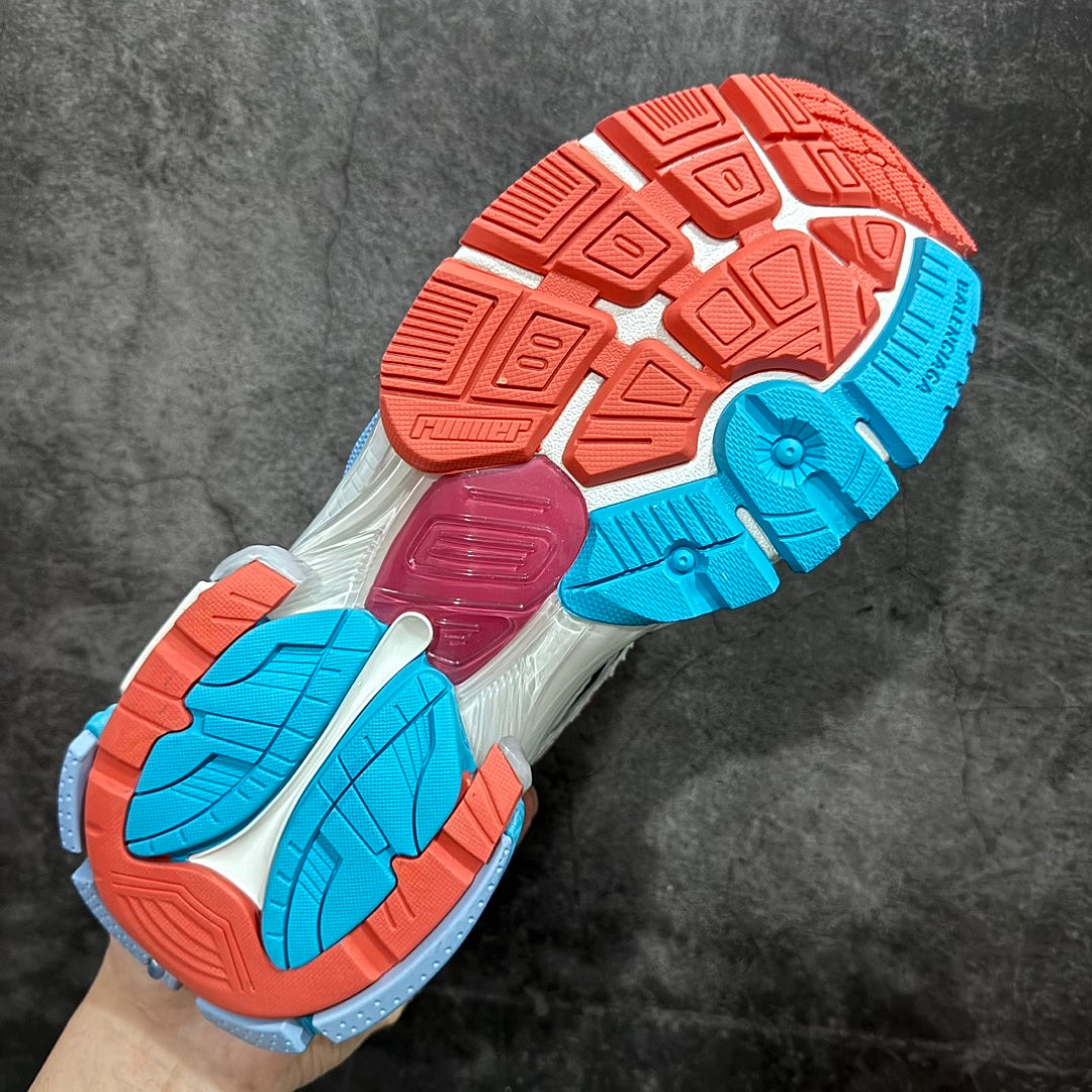 BLG Runner White/Grey/Blue/Orange/Pink