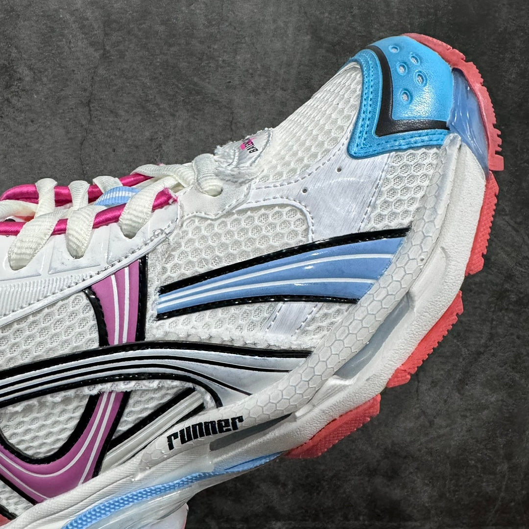 BLG Runner White/Grey/Blue/Orange/Pink