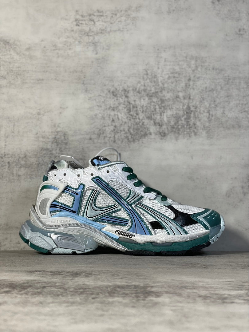 BLG Runner White/Blue/Green