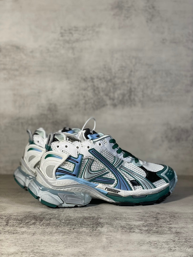 BLG Runner White/Blue/Green