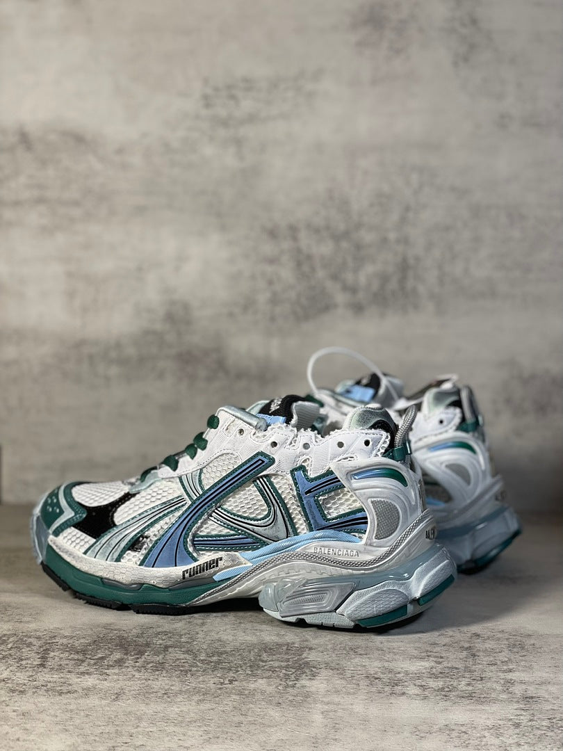 BLG Runner White/Blue/Green
