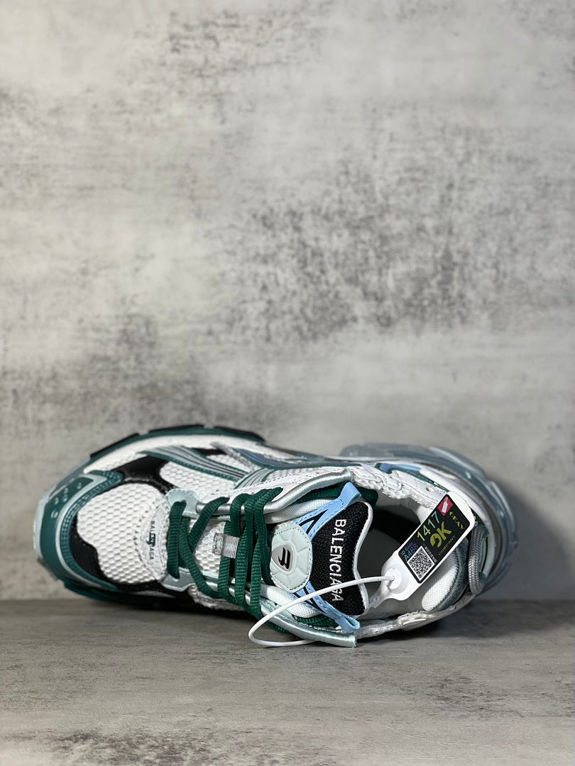 BLG Runner White/Blue/Green