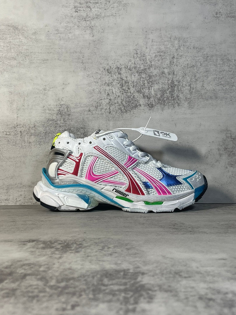 BLG Runner White/Grey/Blue/Pink
