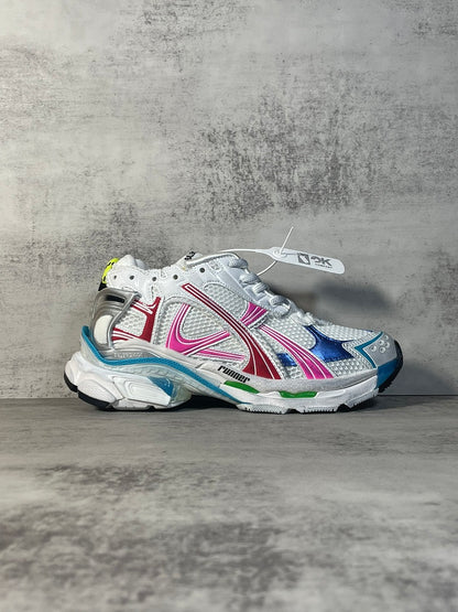 BLG Runner White/Grey/Blue/Pink