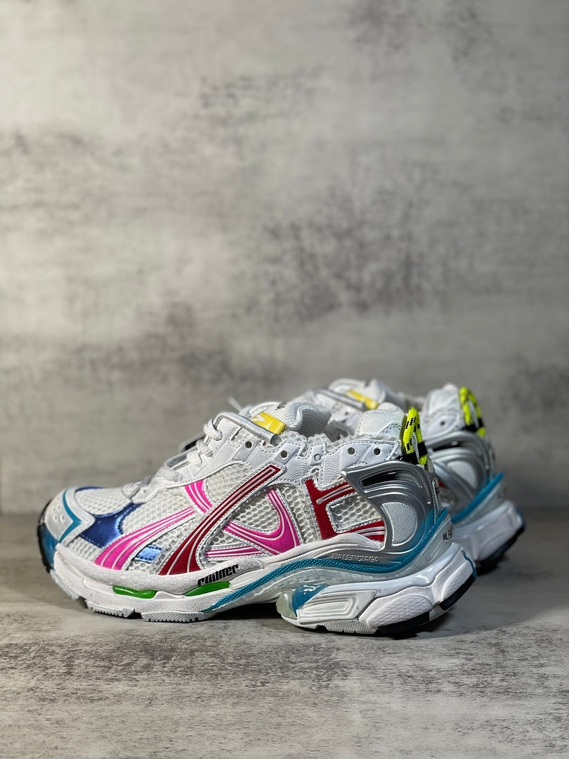 BLG Runner White/Grey/Blue/Pink