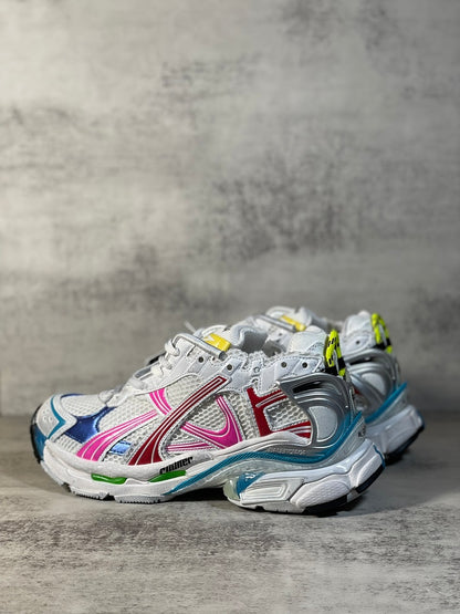 BLG Runner White/Grey/Blue/Pink