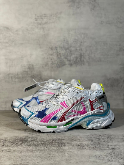 BLG Runner White/Grey/Blue/Pink
