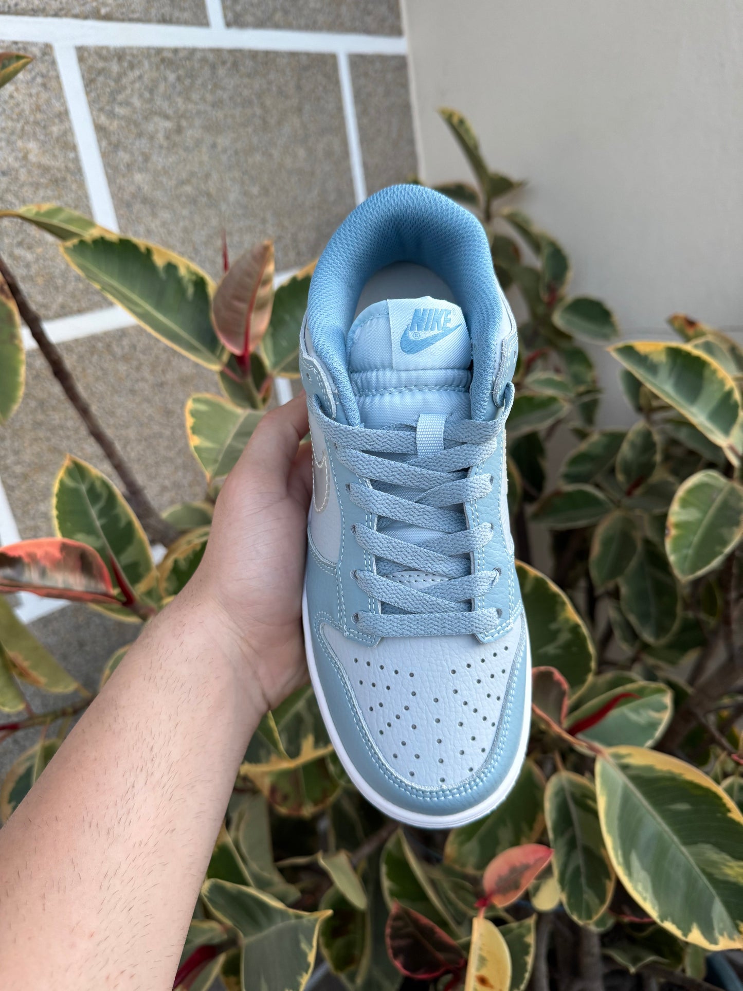 Low Fleece Swoosh Light Blue