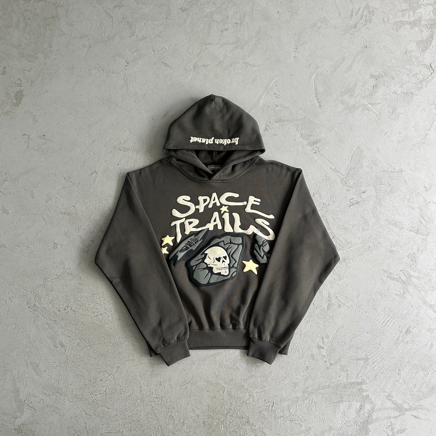 bpm wide leg beluga gray hoodie