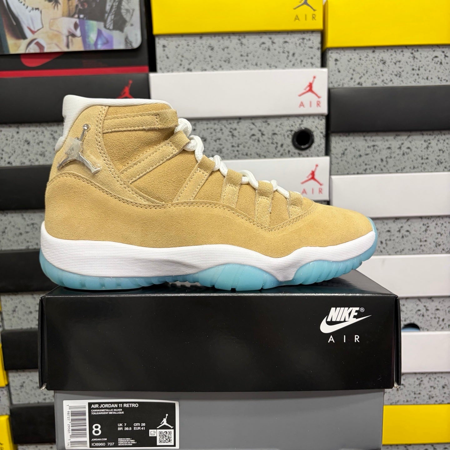 AJ11 High Retro Sail Wheat