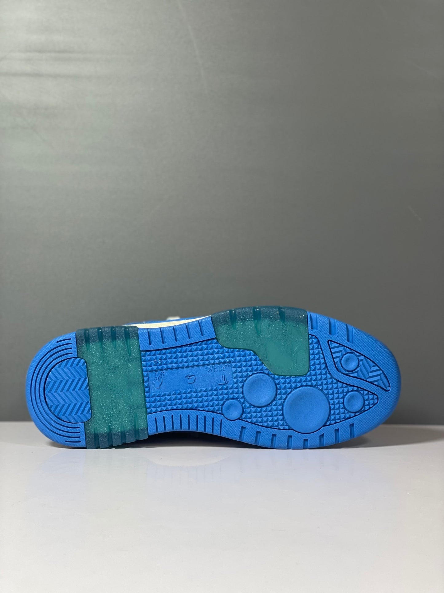 OF Out of Office White Blue Sole Green