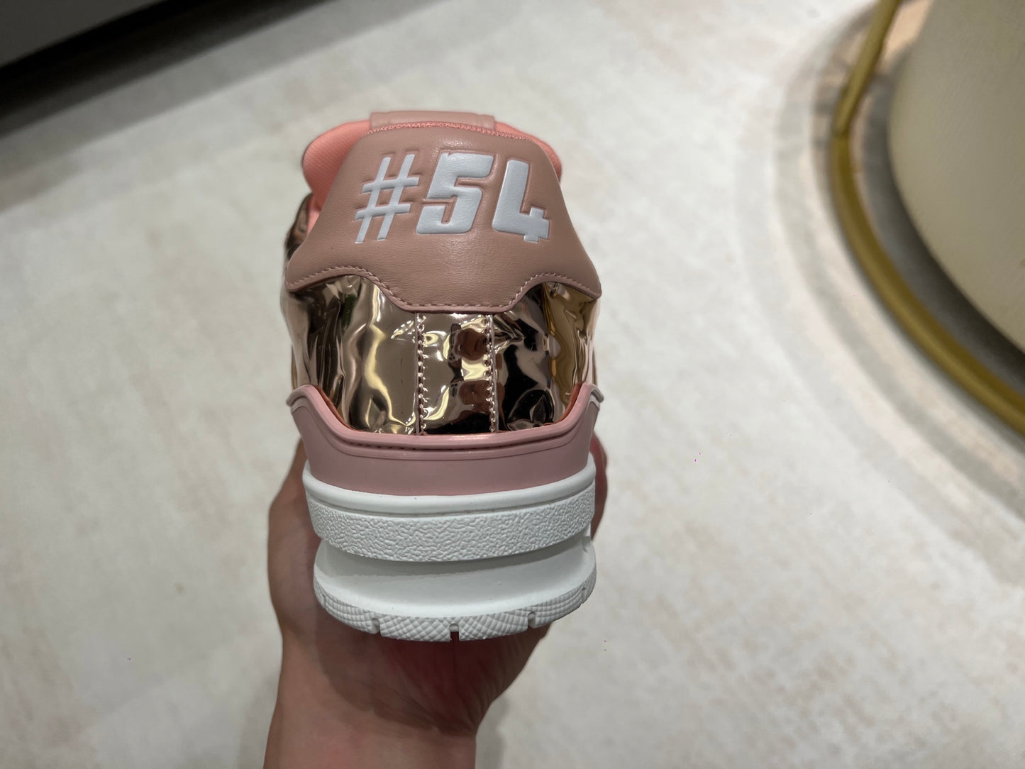 Trainer Metallic Pink