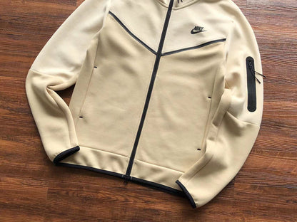 Conjunto Tech Fleece Bege