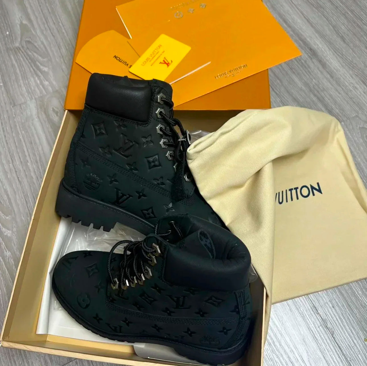 Timberland x Louis Vuitton Black