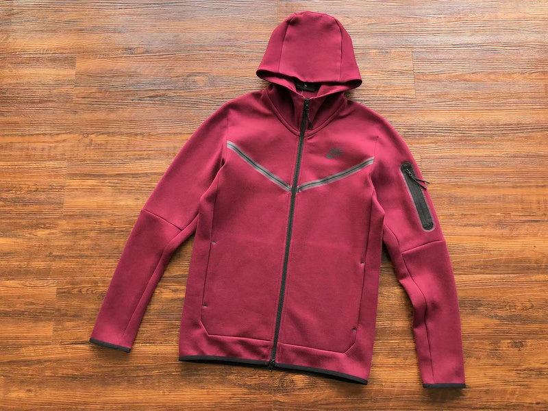 Conjunto Tech Fleece Bordô