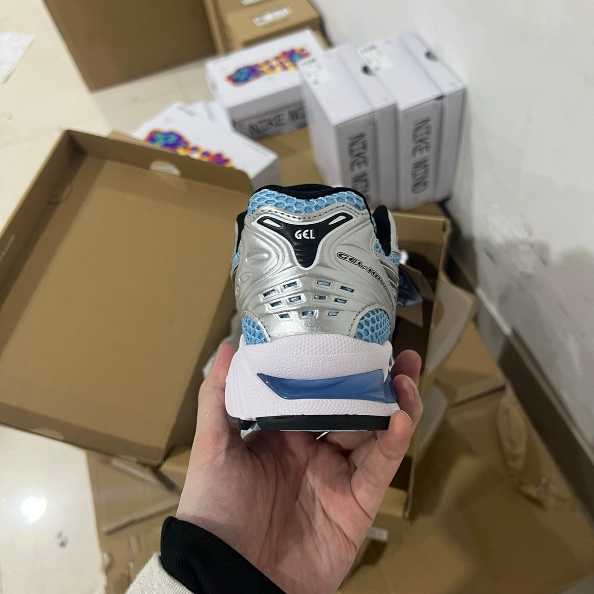 Kayano 14 Light Blue / Black / Silver (Cópia)