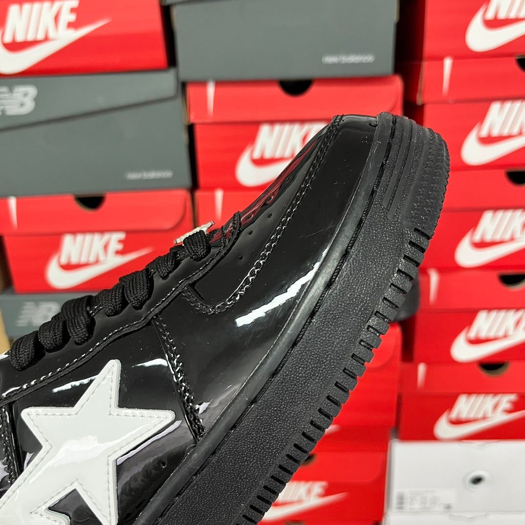 Bape STA Low #2 Black Patent