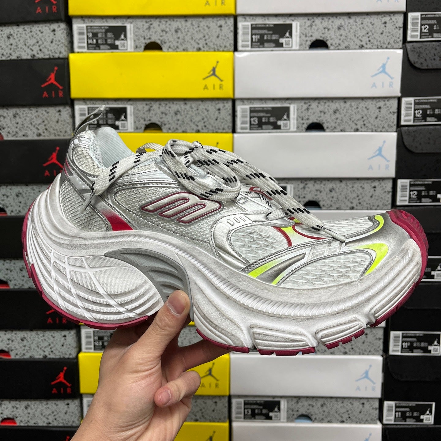 BLG 10XL White/Grey/Pink