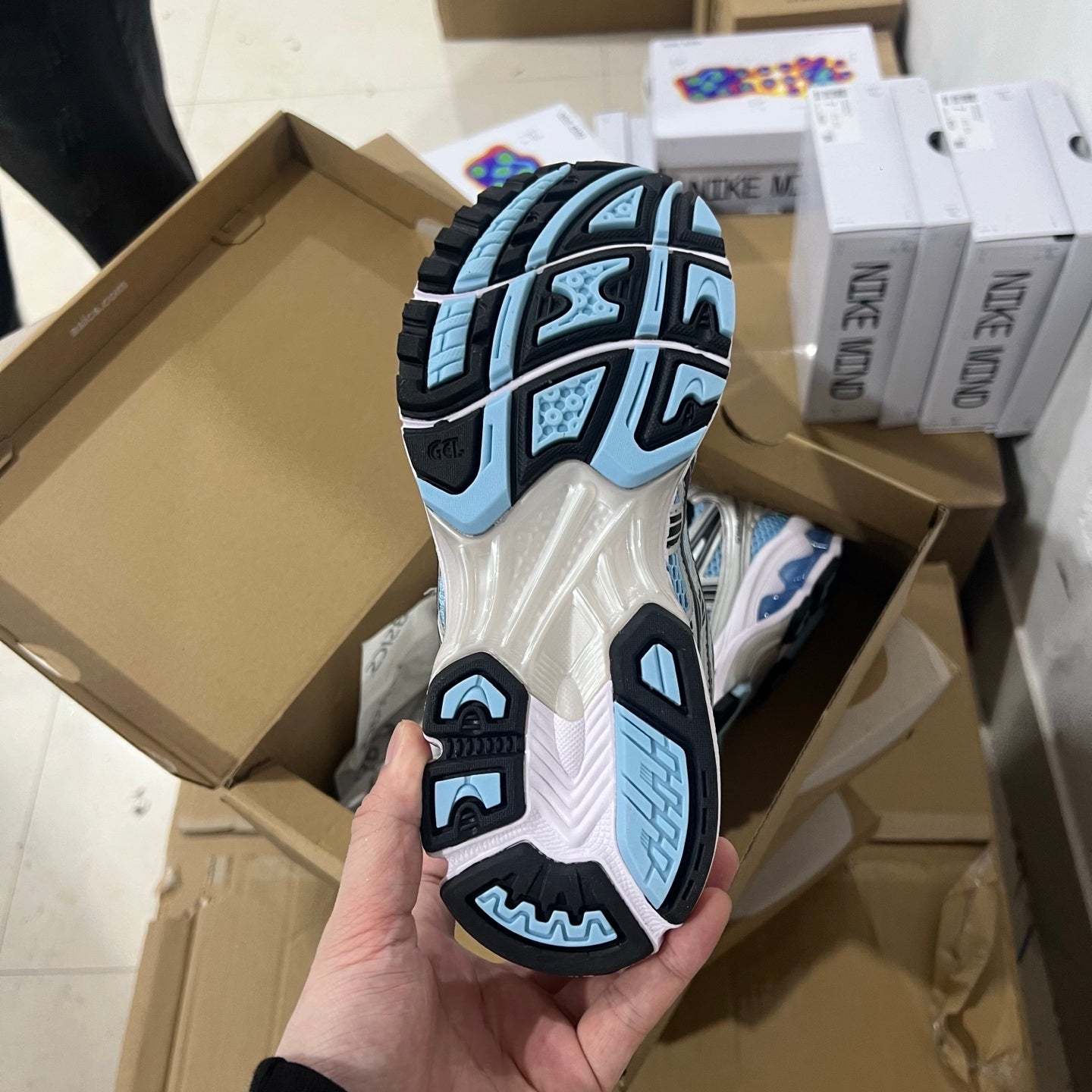 Kayano 14 Light Blue / Black / Silver (Cópia)