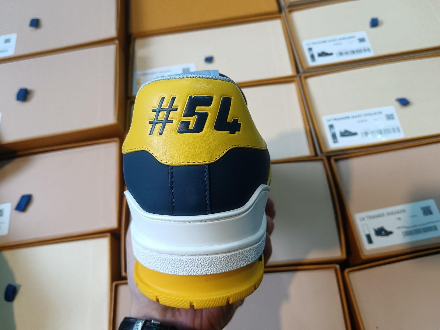 Trainer Navy and Yellow