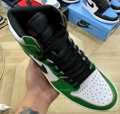 Air Jordan 1 High Lucky Green