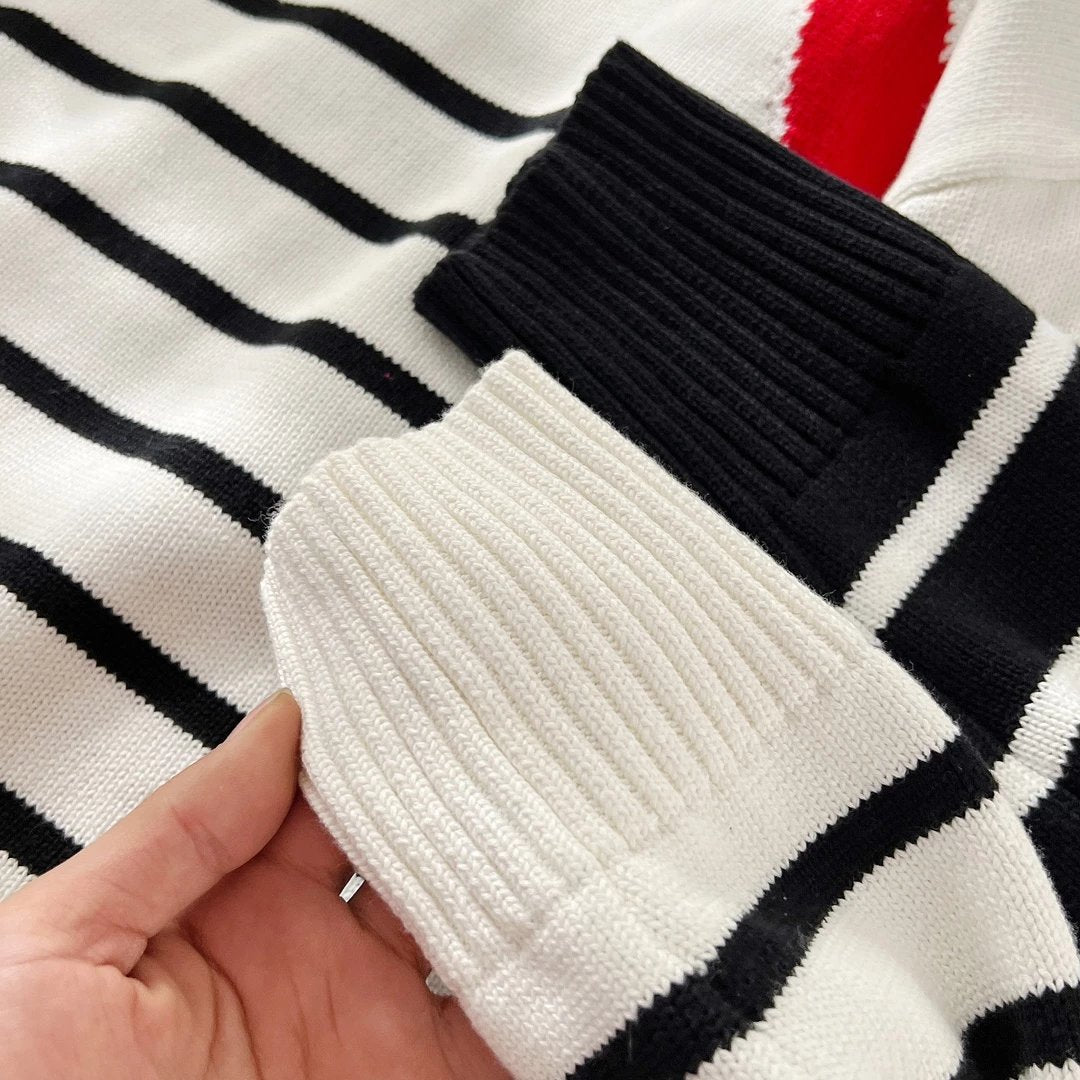 Ami De Coeur Striped Sweater