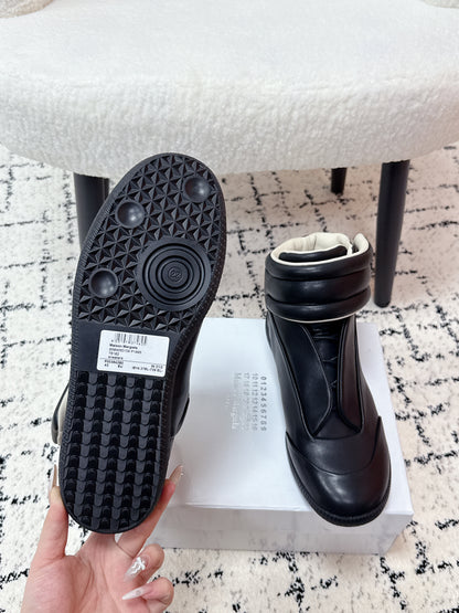 Maison High Black Lether