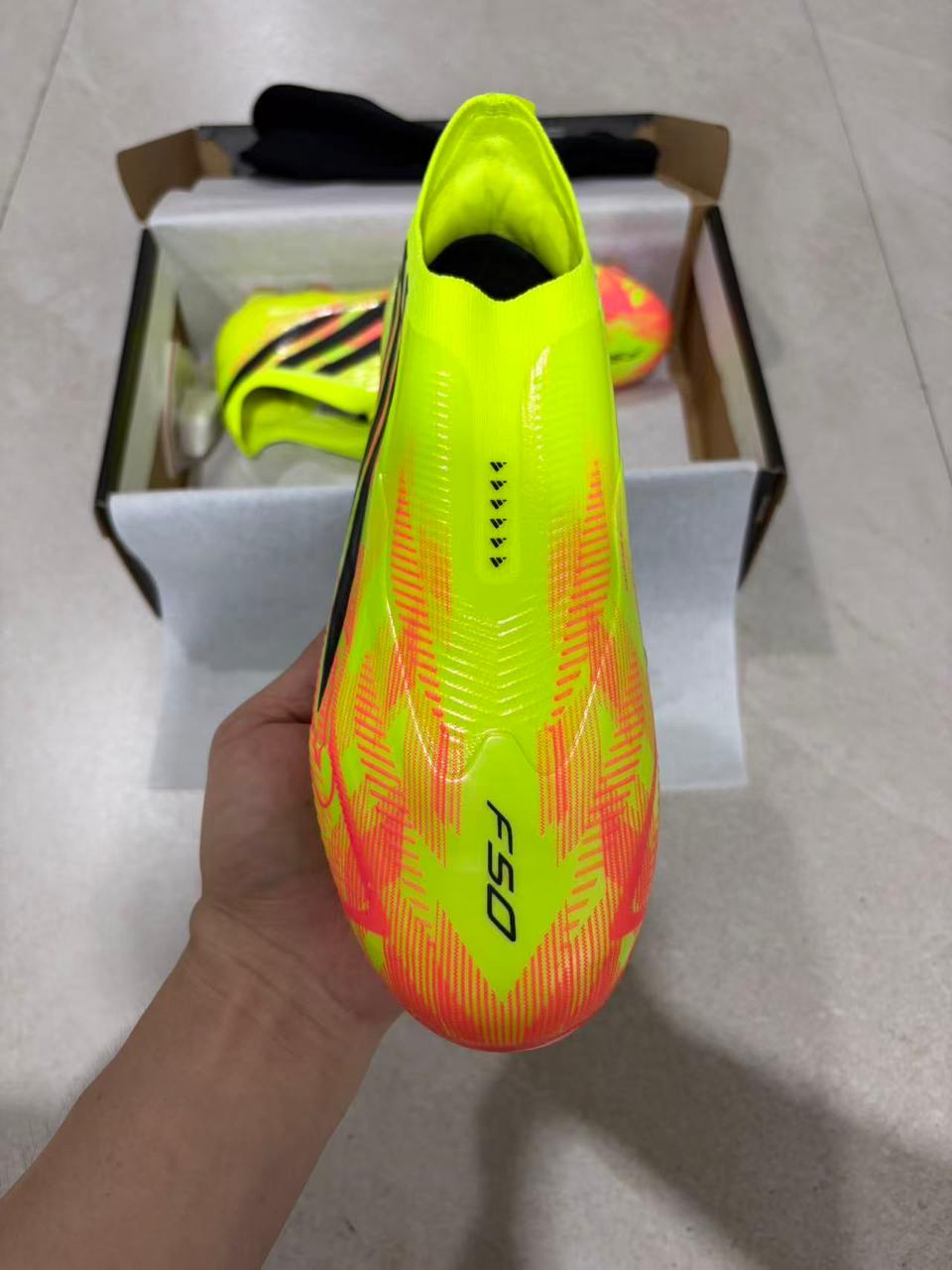 F50 Hyperfast Elite Laceless Solar Yellow