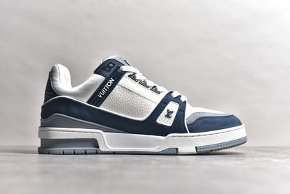 Trainer White and Blue