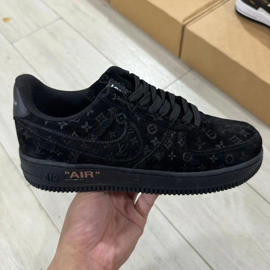 AF1 x LV All Black