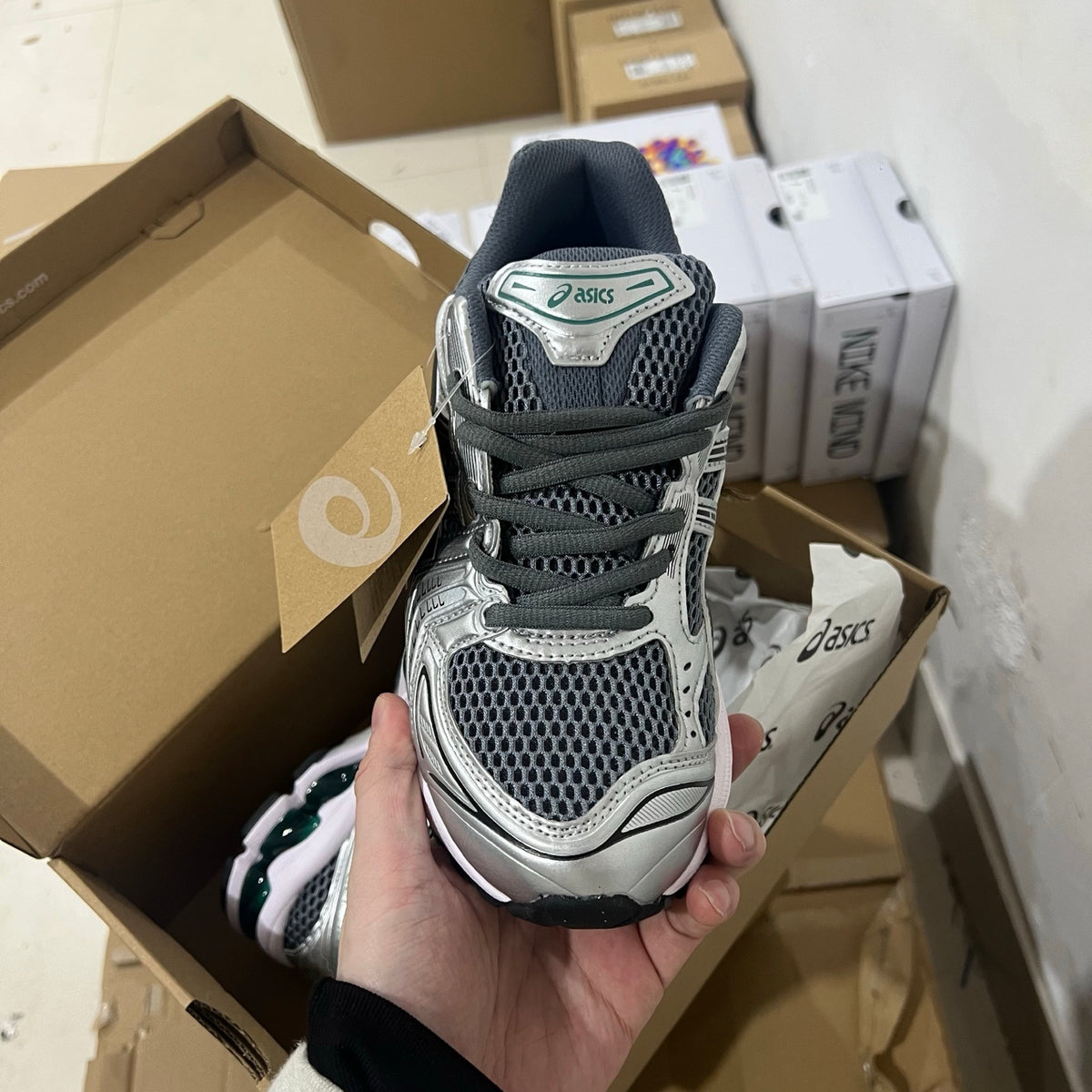 Kayano 14 Silver Silver White