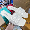Chinelos Miu Miu White