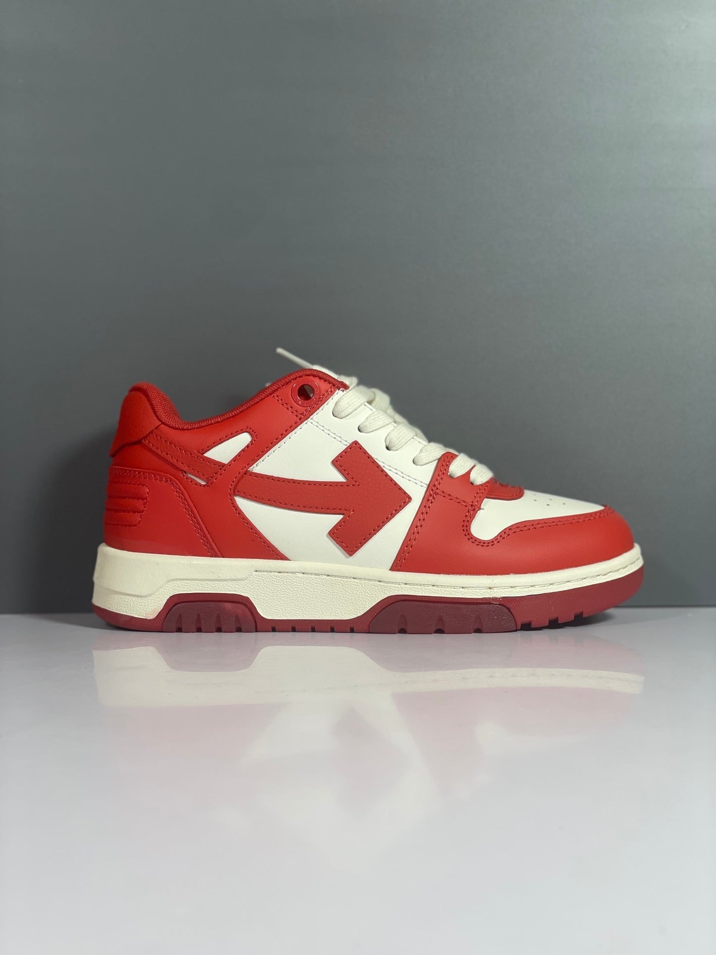 OF Out of Office White Red