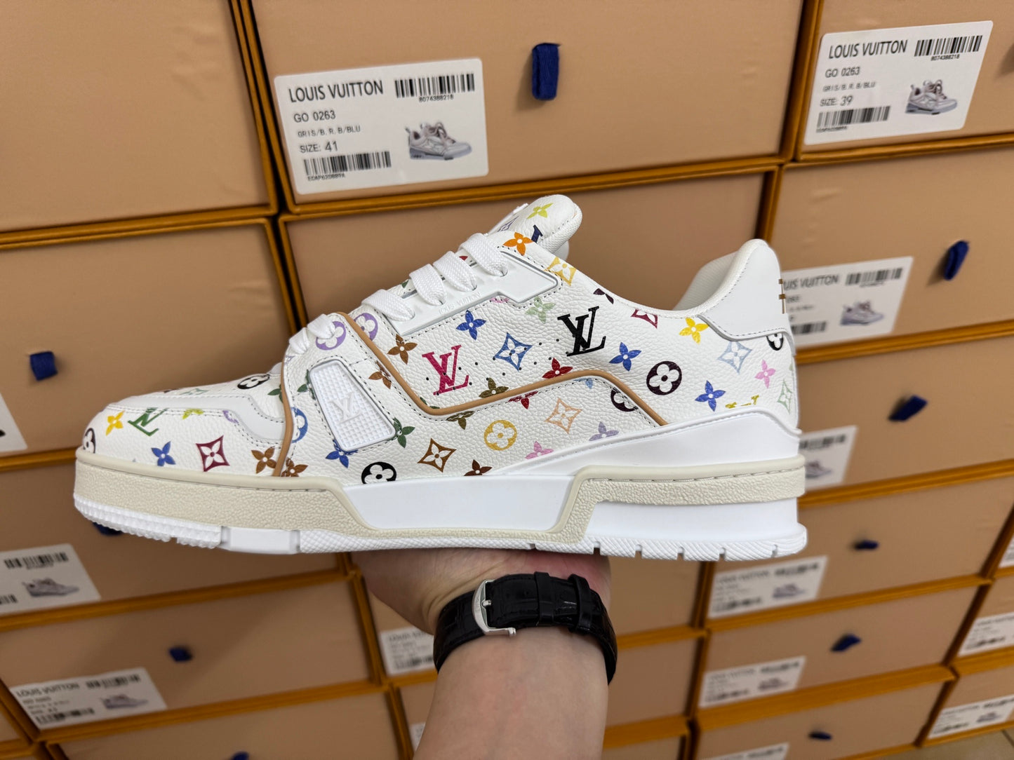 Trainer Monogram White