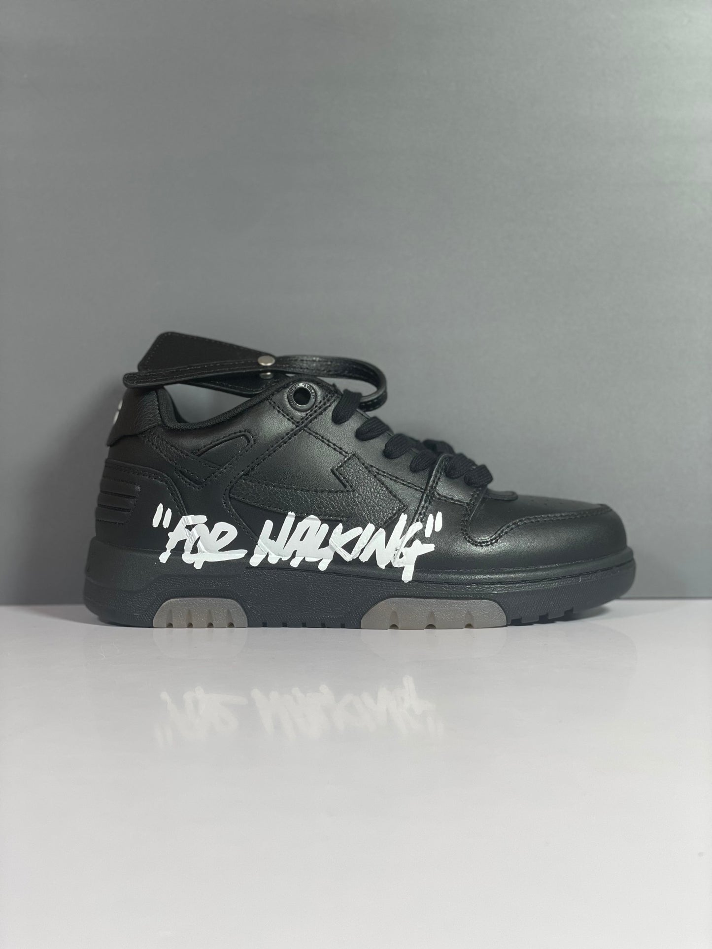 OF Out of Office “For Walking” Black White