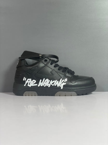 OF Out of Office “For Walking” Black White
