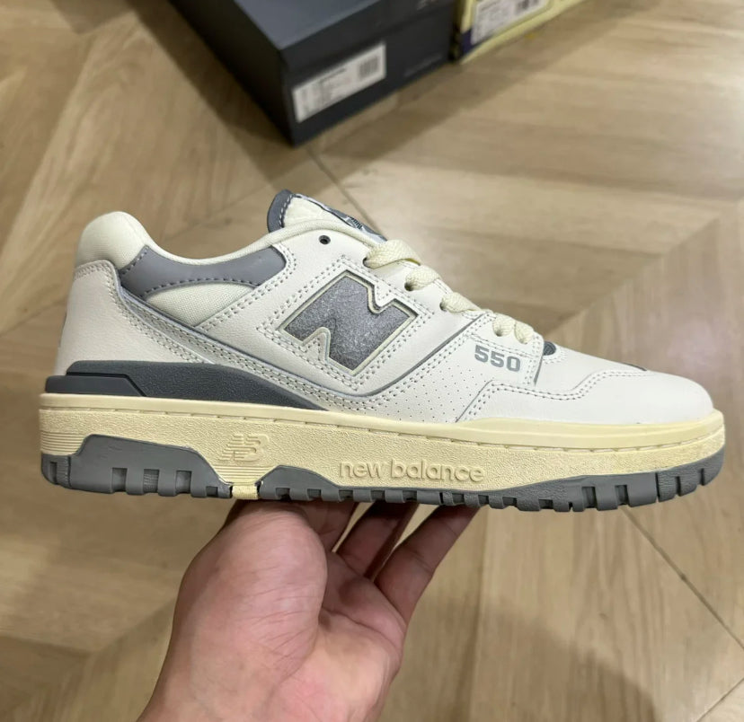 New Balance 550 Aime Leon Dore White and Grey