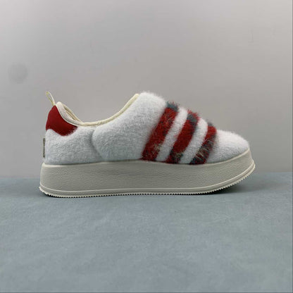 AD Puffylette White Red