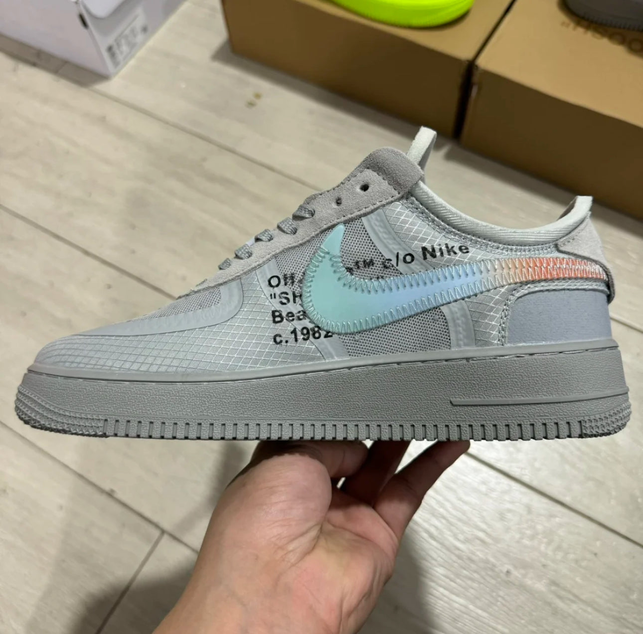 Air force 1 x Off-White Grey