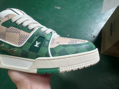 Trainer Beige and Green