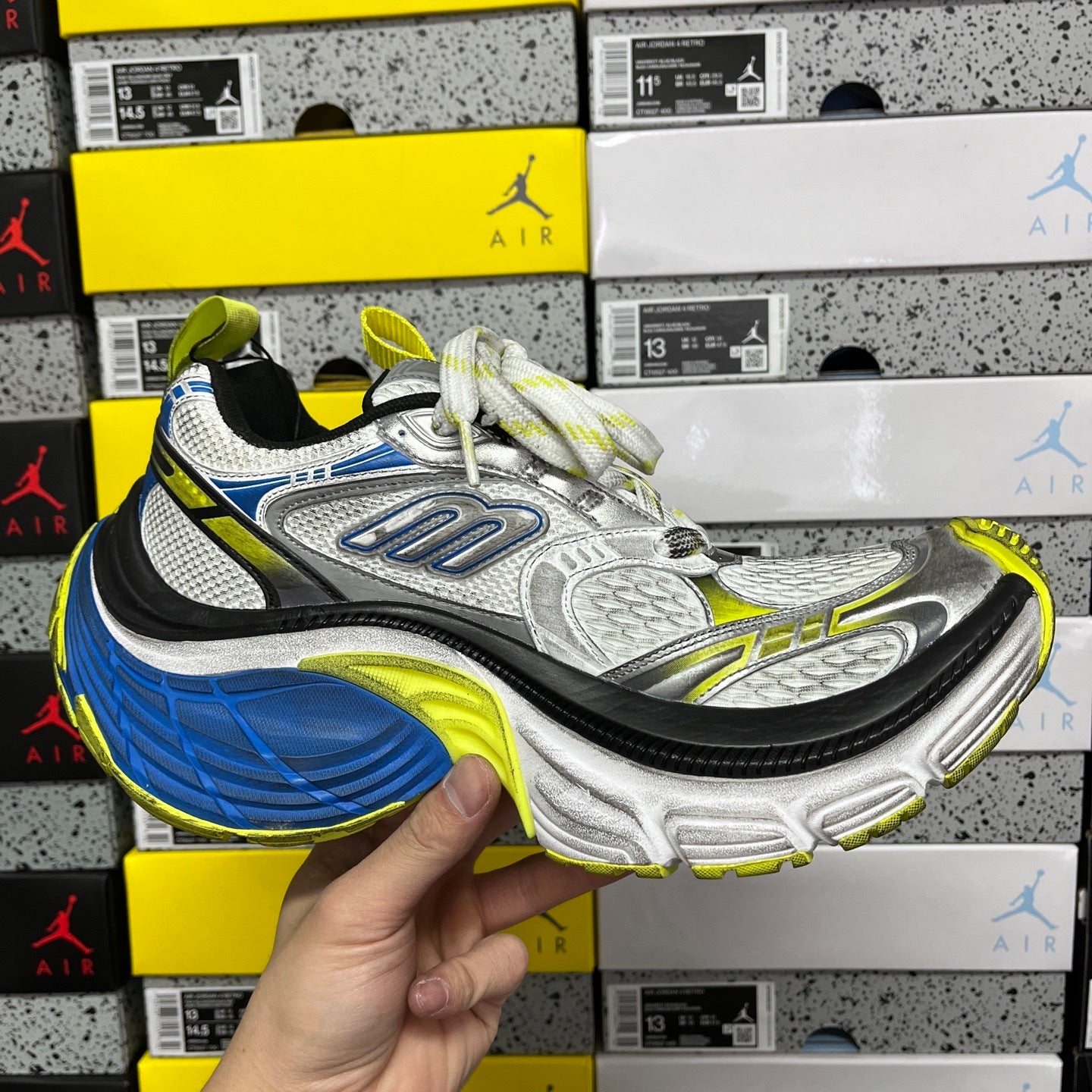 BLG 10XL Yellow/White/Blue