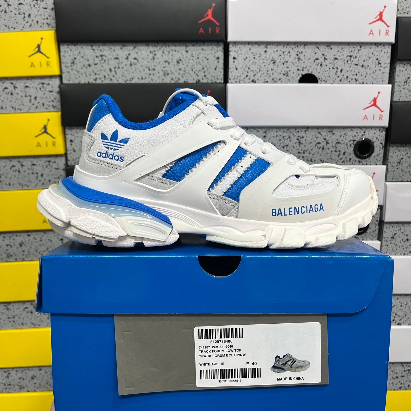 BLG Track x AD Blue White