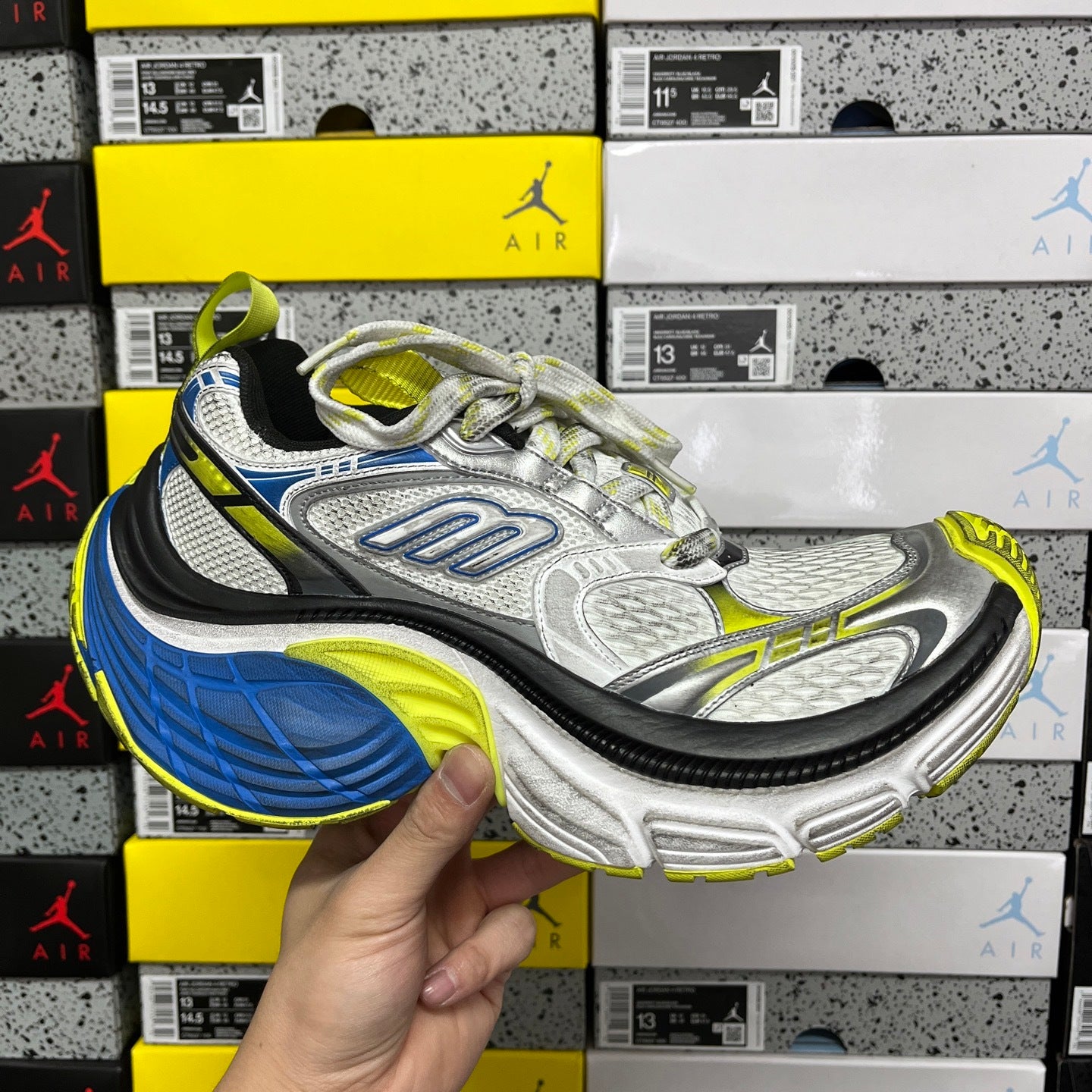 BLG 10XL Yellow/White/Blue