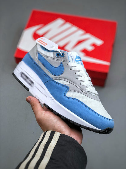 Air Max 1 White University Blue