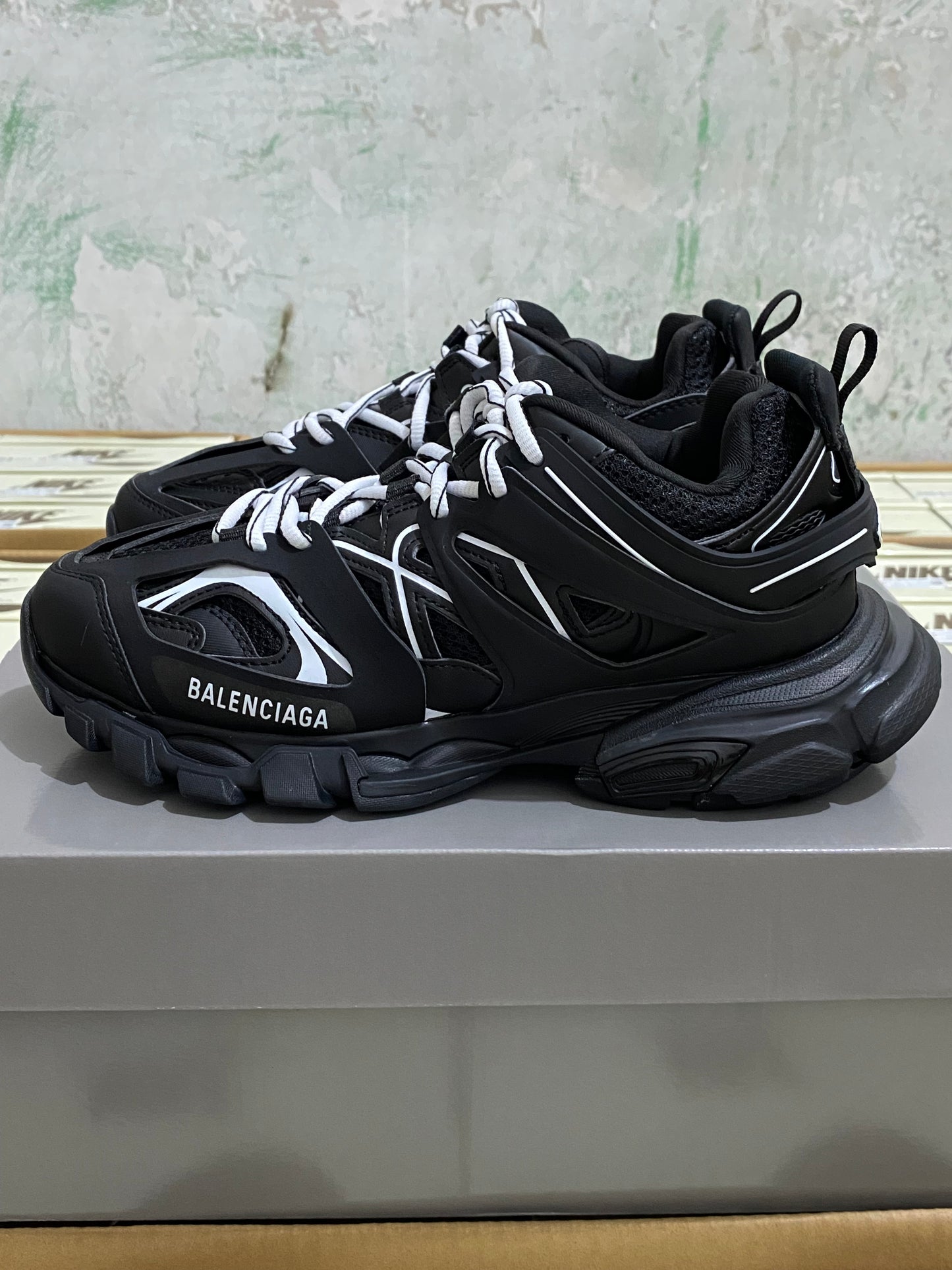 Balenciaga Track Black and White