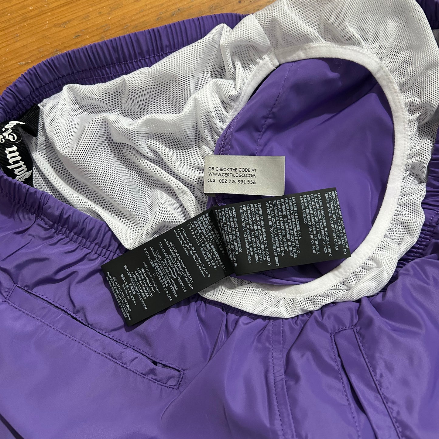 PA swim shorts Purple